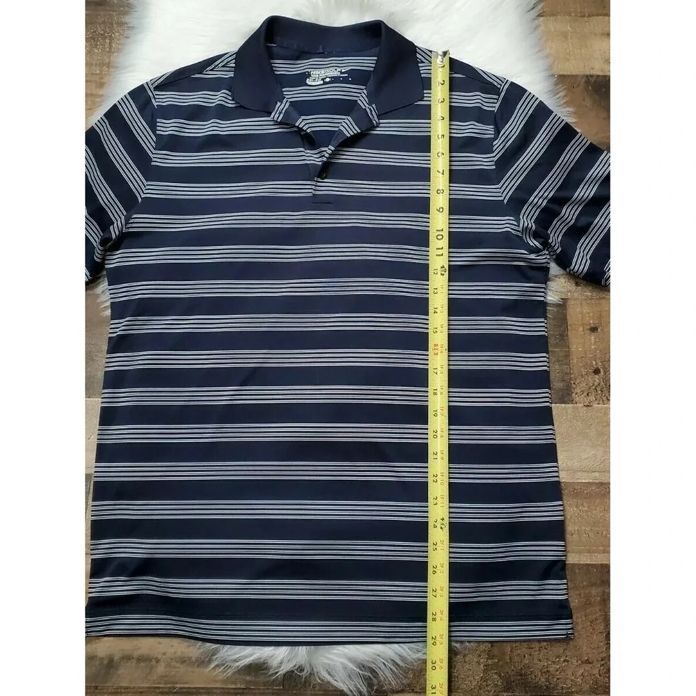 Nike Golf Tour Performance Short Sleeve Polo Shirt Men's Size Large Blue